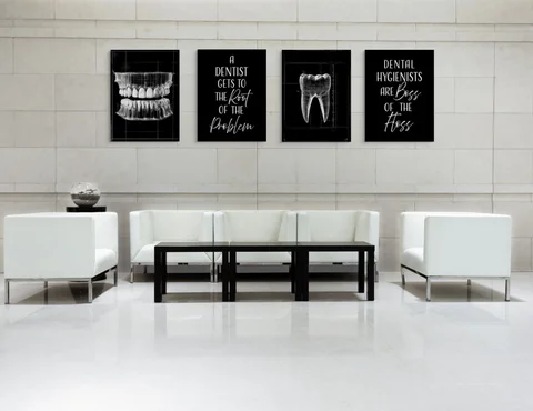 Monochrome dental black